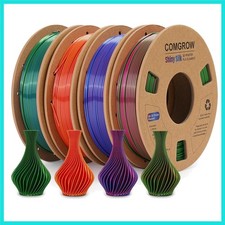 Silk Shiny Rainbow Multi-Color 3D Printer Filament, 3D Printing Materials Sil... picture