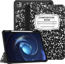 Fintie SlimShell Case for iPad Pro 13-inch (M4) 2024 - composition book  picture
