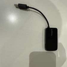 Targus USB 3.0 4-Port Hub Model ACH155 SKU ACH124US Black Data Splitter PC Mac picture