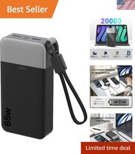 Smart Digital Display Power Bank - 65W Fast Charger with Safe-Switch Mode picture