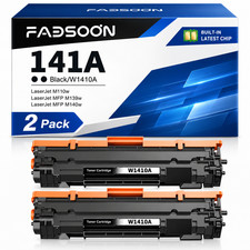 141A W1410A 2PK BK With Chip Compatible Toner for LaserJet M110w M139w M140w picture