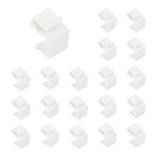 10/20/30/40/50 Pcs Blank Keystone Jack Snap-in Insert Filler For Keystone Wall P picture