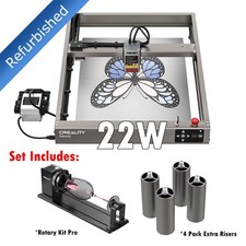 【Used】Creality Falcon2 22W Laser Engraver Upgrade Kit with Rotary Kit Pro picture