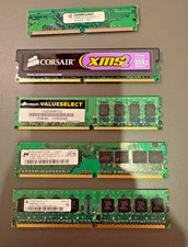 Mixed Desktop RAM Lot of 5 - (1) Vintage 72-Pin SIMM & (4) Assorted DDR2 DIMMs picture