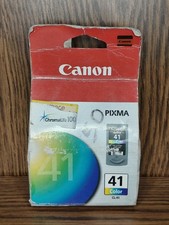 Canon Pixma 41 CL-41 Color Ink Cartridge Genuine Authentic Brand New Rare picture