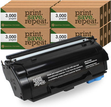 Print.Save.Repeat. Case of 12 Lexmark B341H00 Toner Cartridges for B3340, B3442 picture