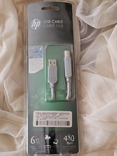 HP Monster 6 ft. A to B USB Cable 480 MbPS USB-6 ES 122243-00 – NEW - SEALED picture