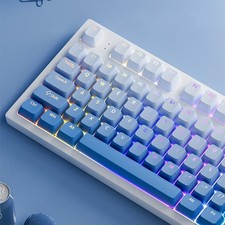 133+ Gradient Shine Through Backlit RGB Gamer Keycap for Mx Switch Keyboard picture