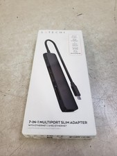 Satechi - 7-in-1 USB-C Slim Multiport Adapter w/ Ethernet, 4K HDMI, 60W USB-C picture