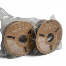 2-Pack ELEGOO Matte PLA Black Navy Blue 1.75mm 1kg 3D Printer Filament NEW picture