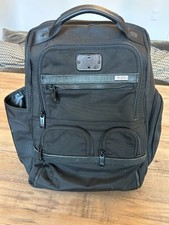Tumi Alpha 2 Compact Laptop Brief Pack Black Ballistic Nylon Backpack picture