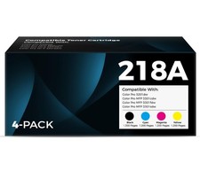 8-Pack Compatible 218A Toner Cartridges W/ Chips HP Pro 3201dw MFP 3301 Printers picture