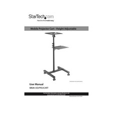 STARTECH MOBILE PROJECTOR AND LAPTOP STAND/CART W/LOCKABLE WHEELS 5 YR picture