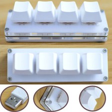 4 Keys USB Mini Mechanical Keyboard DIY Custom Shortcuts Macro Keypad+Data Cable picture