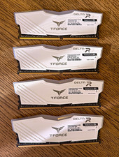 TEAMGROUP T-FORCE Delta R 4x32GB (128GB total) DDR4-3200 RAM TF4D432G3200HC16CBK picture