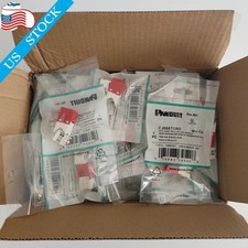 OEM Panduit Giga TX Cat6 Network jack White Green Red Yellow Blue Black Qty 50 picture