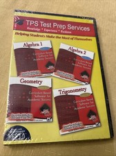 TPS Test Prep Services (Algebra 1, 2) (Geometry) (Trigonometry) Sealed / CD-ROM picture