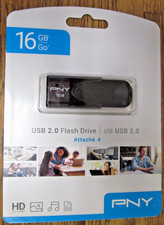 NEW 16GB PNY USB 2.0 FLASH DRIVE ATTACHE 4 HD   picture
