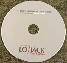 Computrace : LoJack for Laptops - rare PC software - disc only picture