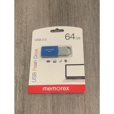Memorex 64GB Flash Drive USB 2.0 - Blue (32020006421) picture
