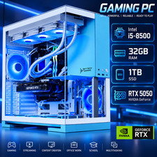 SkyTech ARGB Inter 8th 32GB RAM 1TB SSD RTX 5050 Win11 Custom Gaming PC Desktop picture
