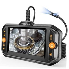 Dual Lens Endoscope with Light, Mechanic Borescope Inspection Camera, Fiber picture