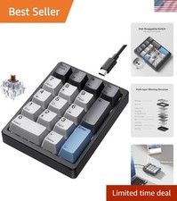 Durable Hot Swappable Numpad with PBT Keycaps - Ideal for Gaming and Office Use picture