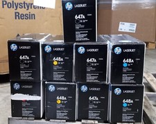 GENUINE OEM SEALED CMYK HP LASERJET 647A/648A CE260A,CE261A,CE262A CE263A *QTY picture