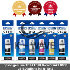 Epson genuine T07J T07K 6-color ink L8160 L8180 infinite ink 011012 picture