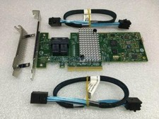 LSI 9340-8i IBM 46C9115 M1215 12GB RAID0.1.10.8 PORTS  raid +  2pcs 8643-8643 picture