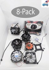 Mixed 8pcs: 80mm/92mm/95mm CPU Coolers, Low Profile CPU Fan, Wrist Cooling Pad picture