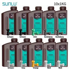 10×1KG Sunlu Standard/14K Standard/ABS Like/Nylon Like/Water Wash ABS Resin picture