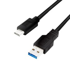 LogiLink CU0167 USB 3.2 Gen1 Type-C cable C/M to A/M, 5 Gbps, 60 W, black, 0 ~E~ picture