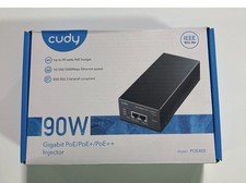 New 1-pc CUDY 90W Gigabit POE/POE+/POE+ Injector 10/100/1000Mbps POE400 OPEN BOX picture