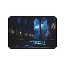 Gothic Deskmat, Dark Academia Design, Castle Aesthetic Mousepad. picture