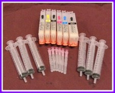 Canon Empty Refillable PGI 270, CLI 271 Cartridges 6 Color Set With Smart Chip picture