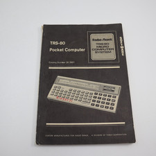 Vintage Radio Shack TRS-80 Pocket Computer  Reference Manual 26-3501 Software picture