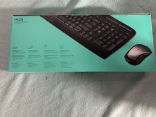 NIB Logitech MK335 Wireless Keyboard Mouse Combo Full Size Black USB NEW SEALED picture