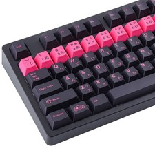 Japanese Keycaps - Retro Cherry Profile 132 Key caps Keyboard picture