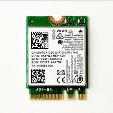Intel Dual Band Wireless-AC 7265 802.11ac WiFi + Bluetooth Card (7265NGW) picture