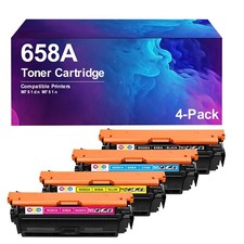 4 Pack 658A W2000A W2001A W2002A W2003A Toner cartridge for M751 M751n M751dn picture