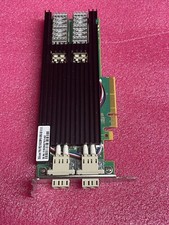 Dell Silicom DualPort 10Gb Fiber  Adapter PE210G2BPI9-SRD-SD 026CC4 Low Height picture
