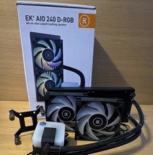 EK EK AIO 240 D-RGB Liquid CPU Cooler 240mm Radiator 2x120mm LGA picture