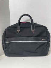 🍒TUMI ELEMENTS Computer laptop briefcase Black w/ striking RED inside picture