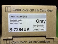 ComColor GD Ink Genuine S-7284UA Gray for Riso Comcolor GD9630/9631/7330 picture