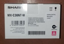 Genuine Sharp MX-C30NT-M Magenta Toner Cartridge - Factory Sealed picture