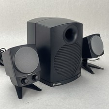 Boston Acoustics BA745 Computer Speaker System Sub & 2 Satellites Tested picture