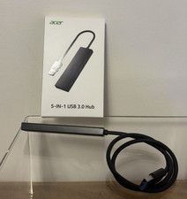 Acer 5-in-1 USB 3.0 Hub  Port Adapter - New in Box picture