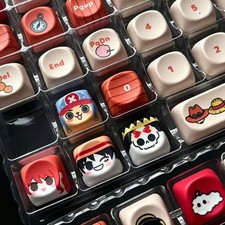 ONE PICE   Anime  PBT Keycaps 137 Keys Set For Mechanical Keyboard MOA ver. picture