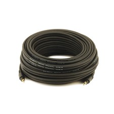 MONOPRICE 5583 A/V Cable, 3.5mm M/M cable, Black,50ft 14X104 picture